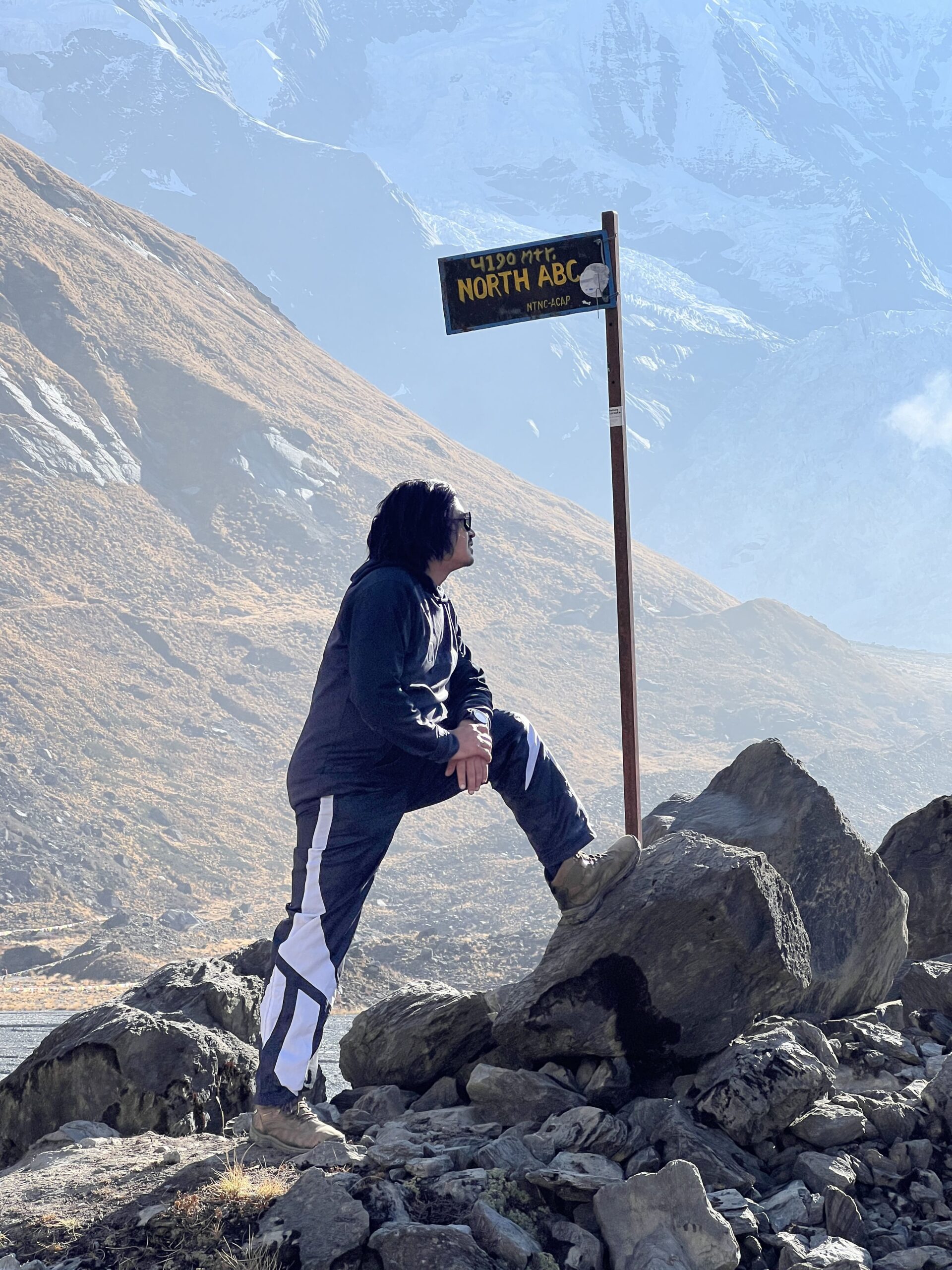 Trekkers at Annapurna Base Camp