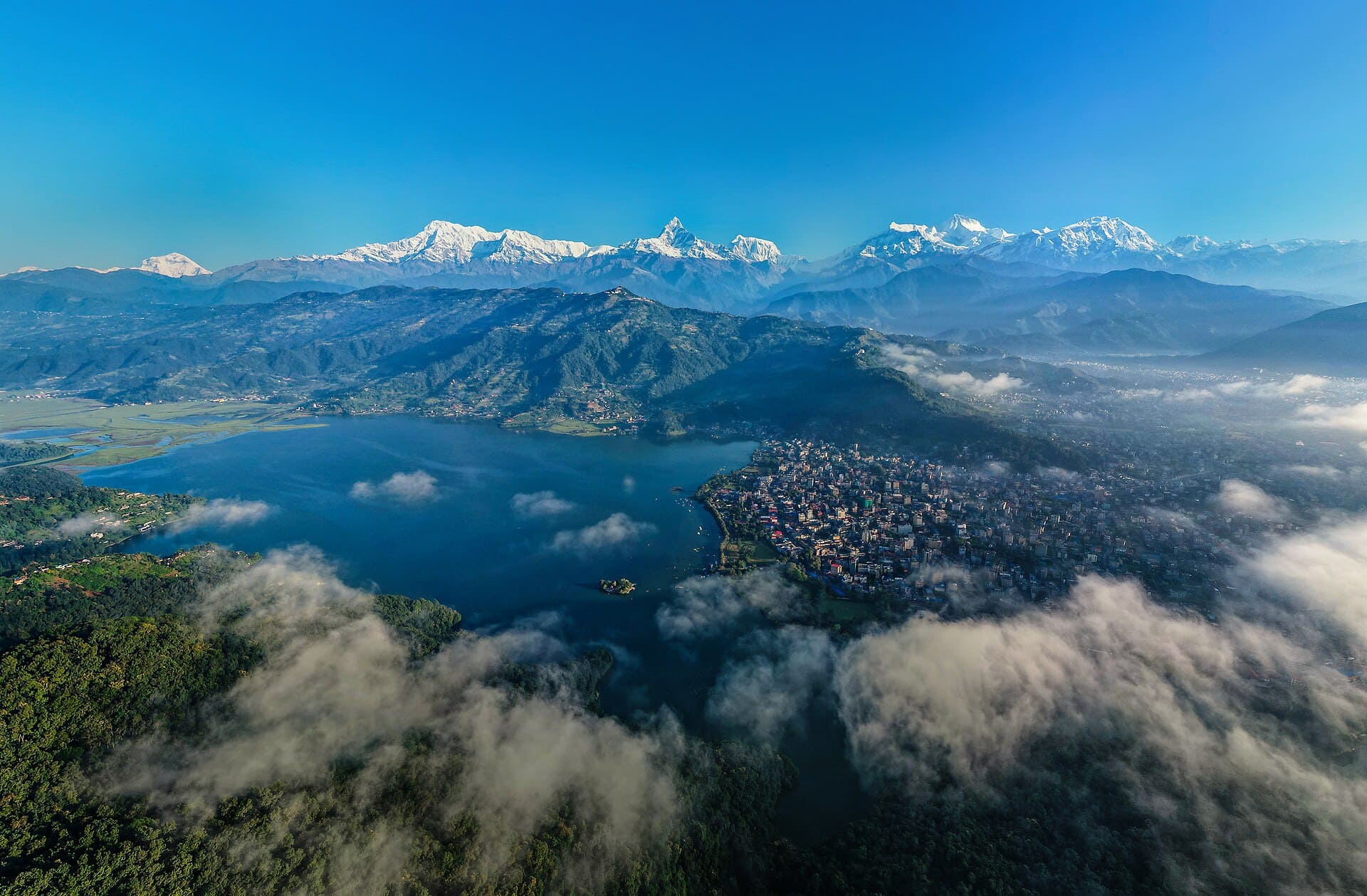 Pokhara and Phewa Lake